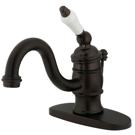 Kingston Brass 4" Centerset Single, Handle Bathroom Faucet, Oil Rubbed Bronze KB3405PL
